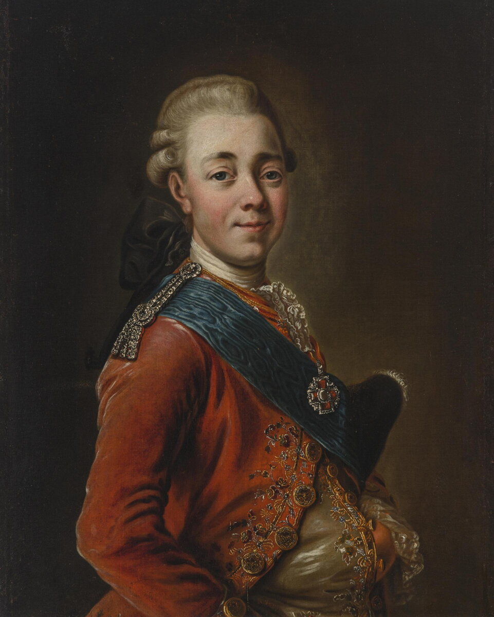 Неизвестный художник «Портрет великого князя Павла Петровича, будущего императора Павла I» / Эрмитаж, Санкт-Петербург