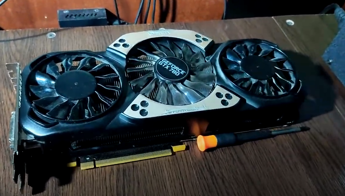 Придется на днях провести повторный прогрев GTX 780, так как она все же мощнее GTX 1050