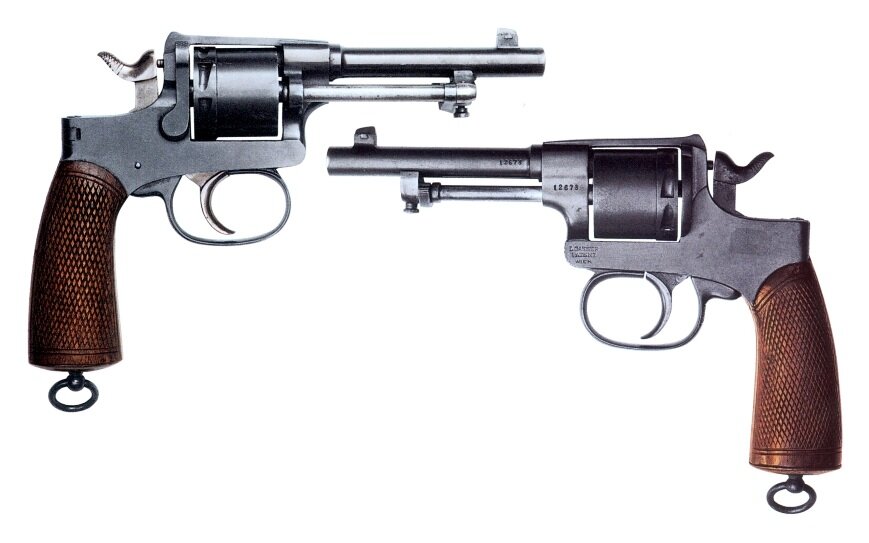 ТТХ револьвера Раст-Гассер обр. 1898 г.: Калибр 8 мм. Длина оружия 225 мм, длина ствола 116 мм. Вес без патронов 0,98 кг. Емкость барабана 8 патронов. Начальная скорость пули 213 м/с