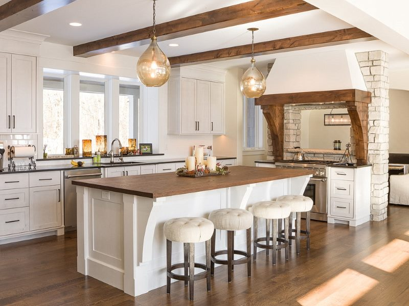 European Style Solid Wood Kitchen Cabinet Glass Door Wall Cabinet Antique Kitche