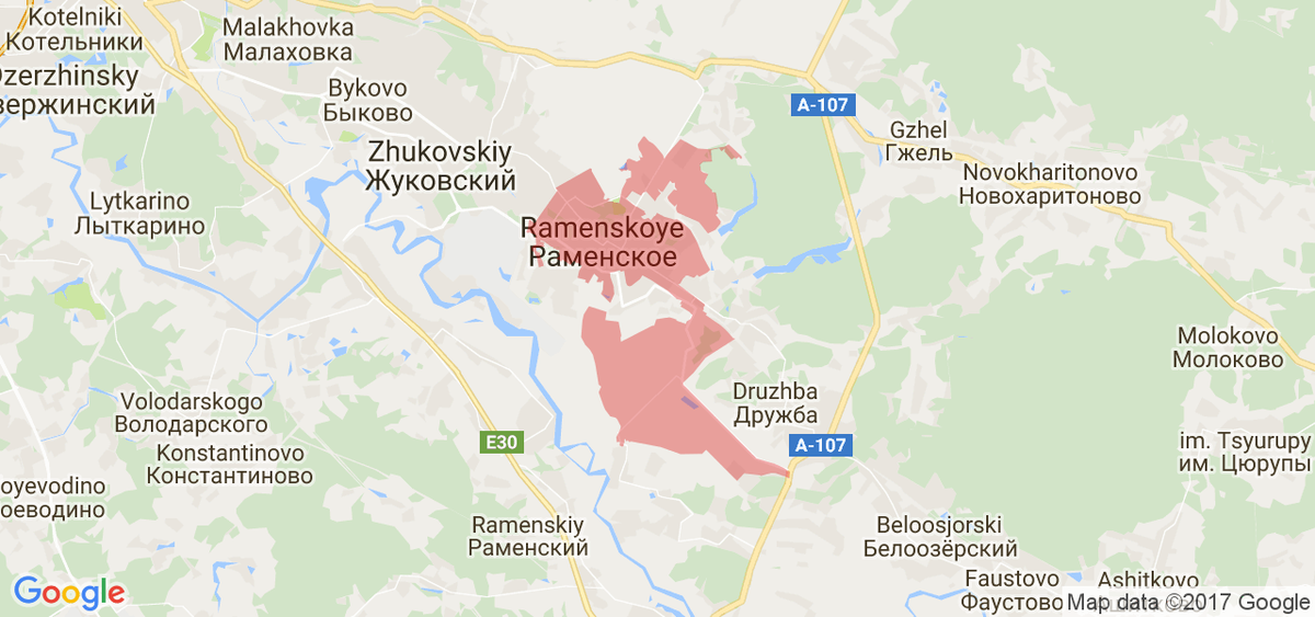 Москва раменский район
