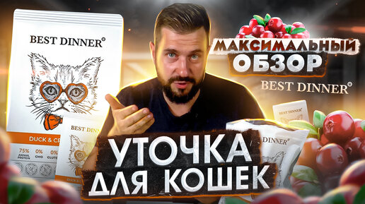 Обзор на сухой корм для кошек BEST DINNER утка с клюквой