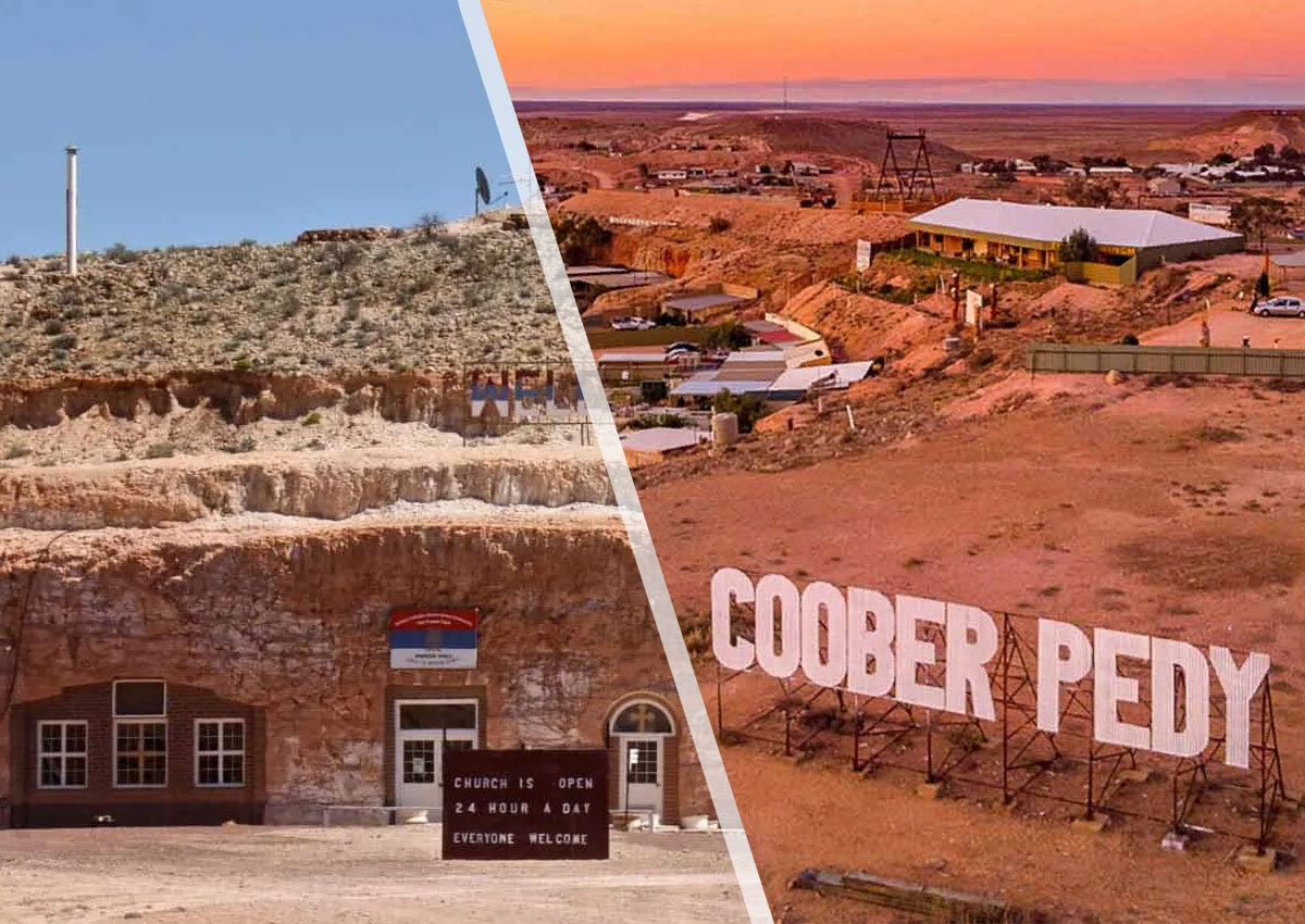 Coober Pedy - настоящий город под землёй