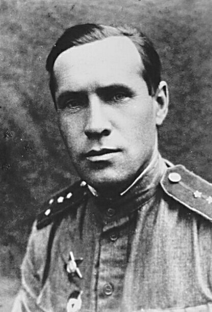 Негатив черно-белый. Портрет Героя Советского Союза Евдокимова Александра Николаевича. 1960-е гг. Из собрания ГВСМЗ