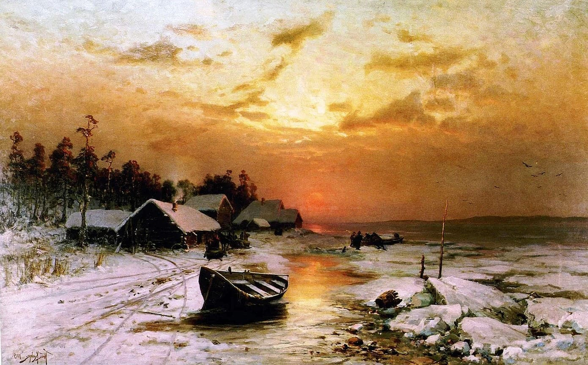 Юлий Клевер. Рыбацкая деревня