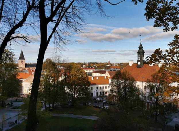 Тарту (очень красивый город, со своей историей, традициями и легендой с привидением. Я о нем еще напишу)