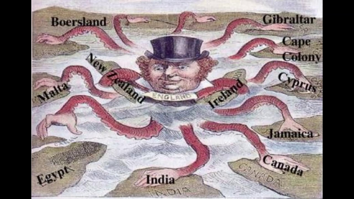 Первая половина XIX столетия было временем Британской империи. После взятия русскими войсками в 1814 году Парижа и разгром французов англичанами в битве при Ватерлоо в 1815 году, Франция окончательно перестала быть конкурентом для Британии. К 1830-м годам у Великобритании из крупных политических соперников осталась только Российская империя, где интересы Лондона и Санкт-Петербурга сталкивались в Центральной Азии и на Кавказе. Османская империя распадалась, Испания уже не была доминирующей силой в Европе, а ещё не объединившаяся в одно государство Германская империя и только зарождающаяся военно-промышленная мощь США не могли составить полноценной конкуренции Британской империи, что открывало для Лондона возможность для ещё большего  и агресивного продвижение собственных интересов в мире.   