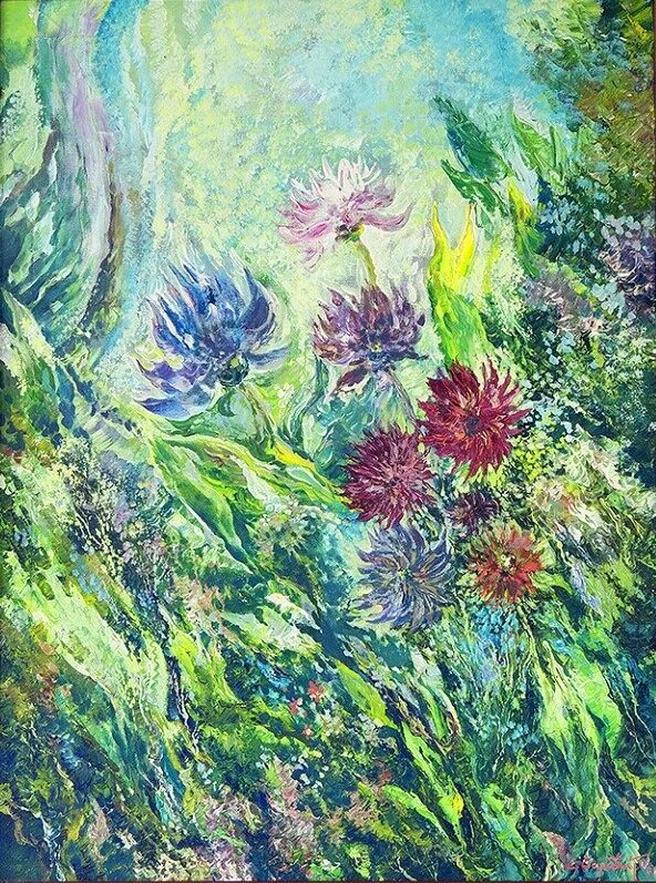 Салават Салаватов — «Цветы на лесной поляне», 1990-е годы