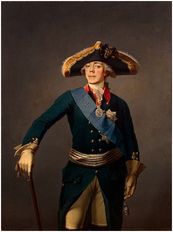 Степан Семенович Щукин. Портрет Павла I. 1796/1797 гг. Государственный Эрмитаж. 