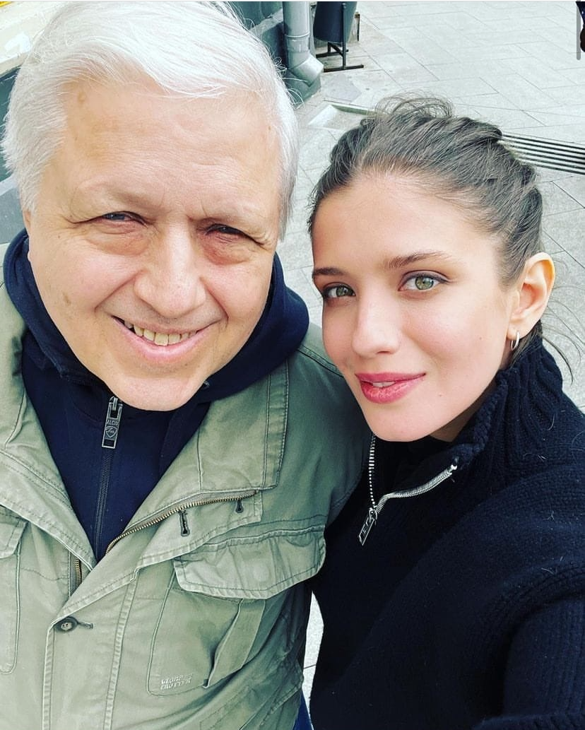 Анна Чиповская с отцом 