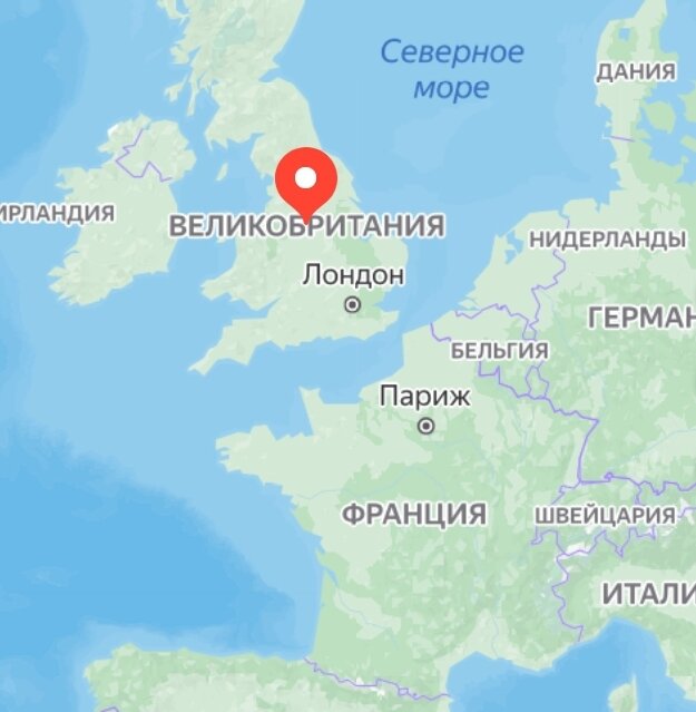 Великобритания на карте