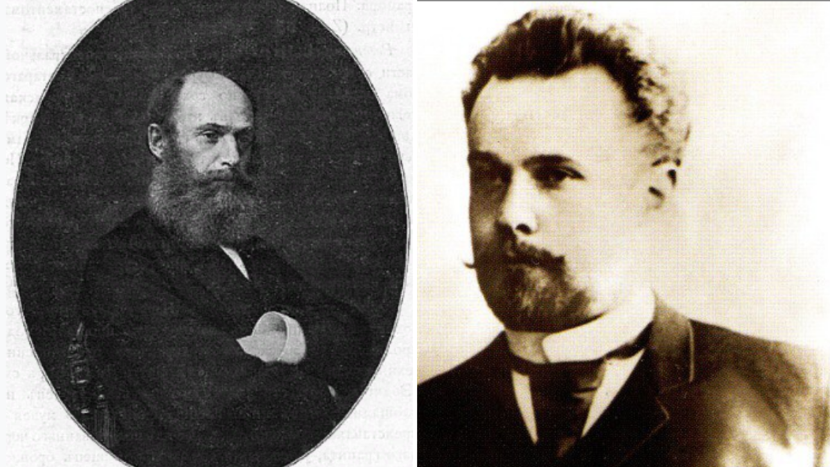 Отец и сын - Василий Иванович и Василий Васильевич Шаубы