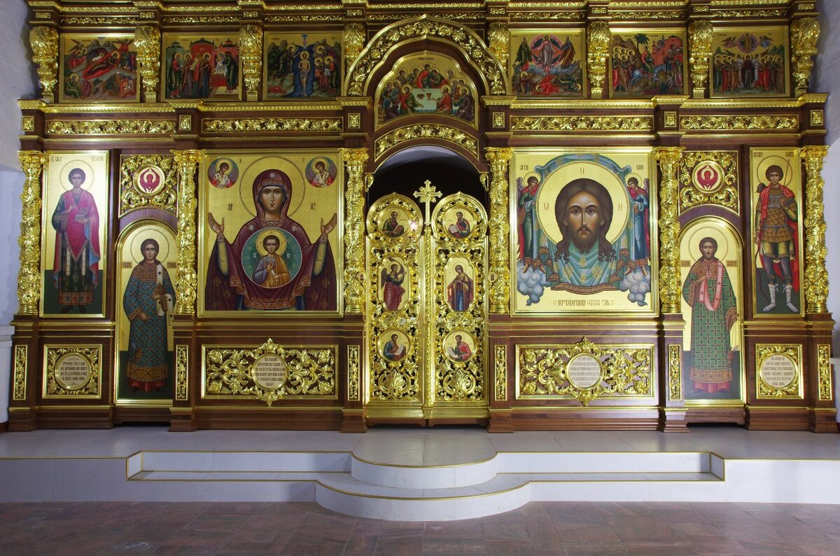 Иконостас Троицкого храма в Мансурово