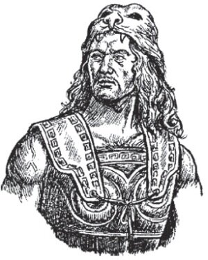 Митридат. Есть у меня чувство, что с него брали пример костюмеры "Горца" Рассела Малкэхи, мне так кажется (ㆆ_ㆆ)