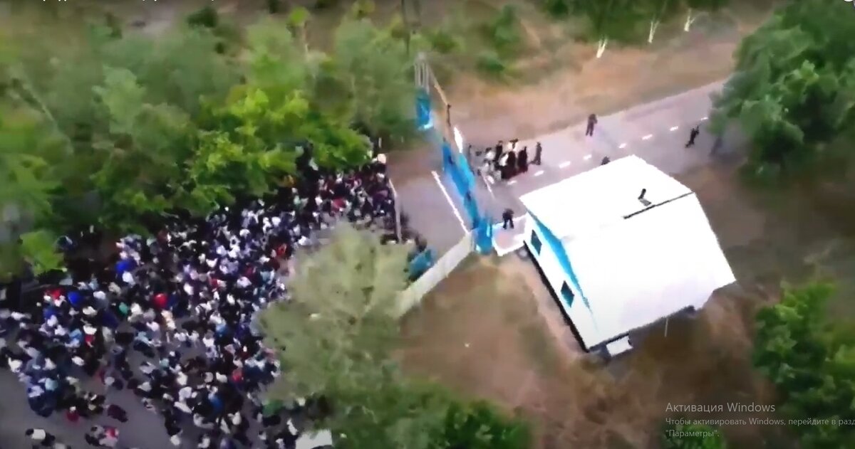 Абитуриенты Карагадинской академии МВД/ скрин с видео пресс-службы МВД 