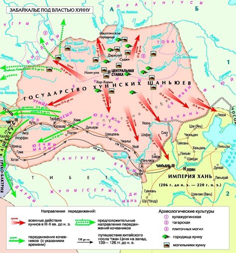 Иволгинское городище карта