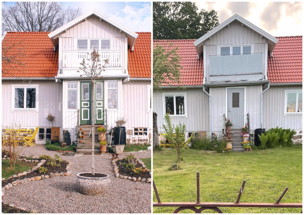 До и после реконструкции. Хозяин дома проделал немало работы. Домик отреставрирован не только снаружи, но и внутри. Главной задачей было максимально сохранить все исторические элементы