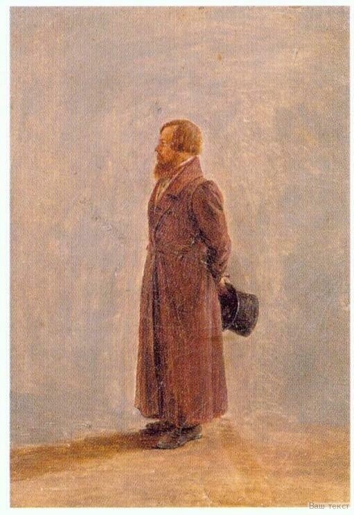Пётр Телушкин. Эскиз Г. Г. Чернецова. 1832 год.