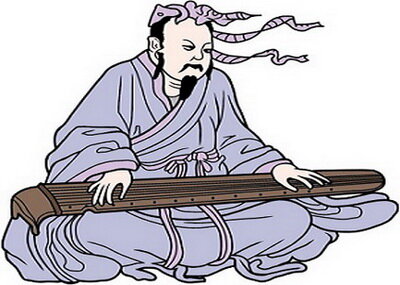 взял отсюда:  https://graphic.nobody.jp/illustrations/guqin.html давали бесплатно