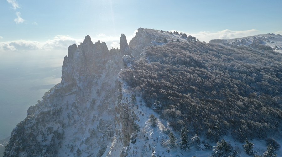 Ай-Петри зимой // Фото: Туристический портал Республики Крым, Сергей Коршунов 