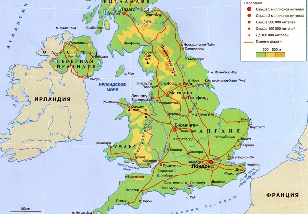 Карта великобритании картинки