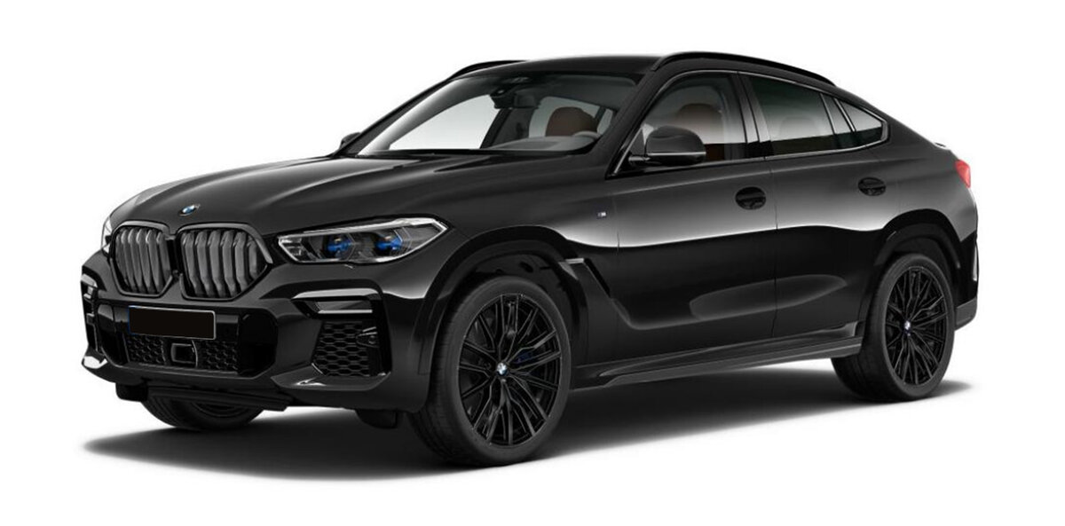 BMW X6 xDrive 30d — цвет Черный сапфир с доставкой и растаможкой