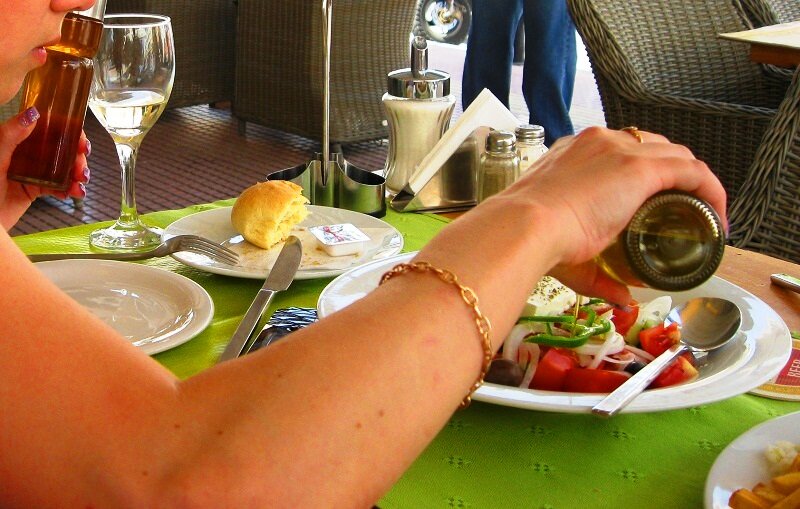 Греция, салат хорьятики