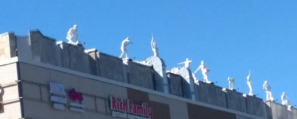 На крыше. Фото автора.