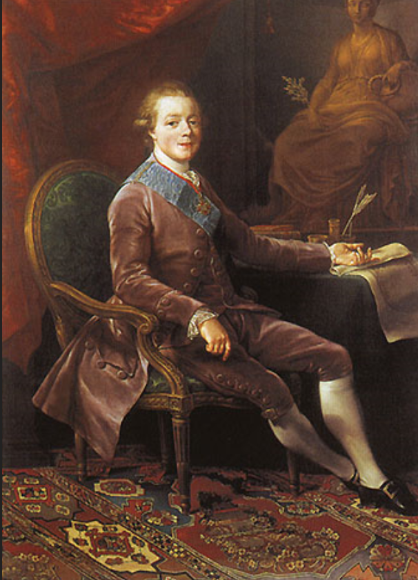 Великий князь Павел Петрович. худ. Johann Gottlieb Pullman. 1782 г. Источник: WikiCommons