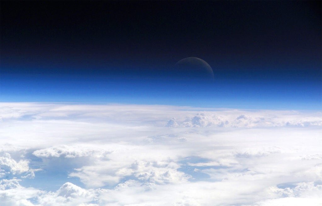 Атмосфера Земли (фото с МКС)
