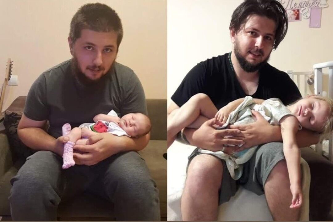 Разница между двумя фото 3 года