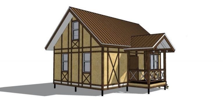 Рисунок дома из проекта Дарина