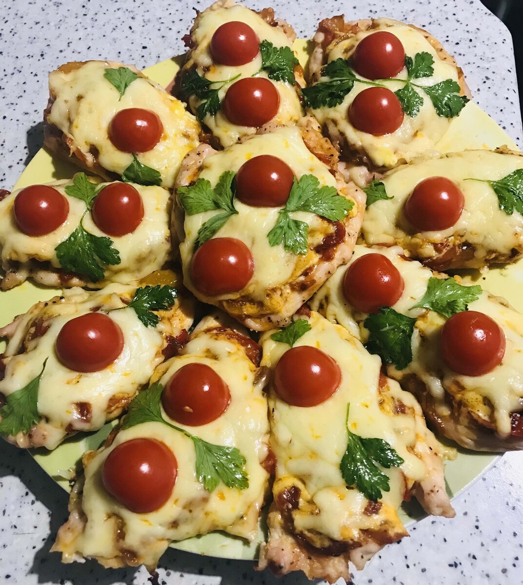 Куриное филе запечённое под сыром