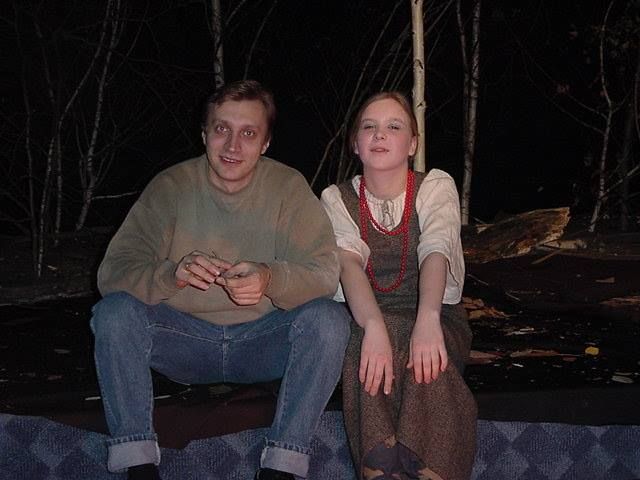 На съемках фильма "Люди Слова"