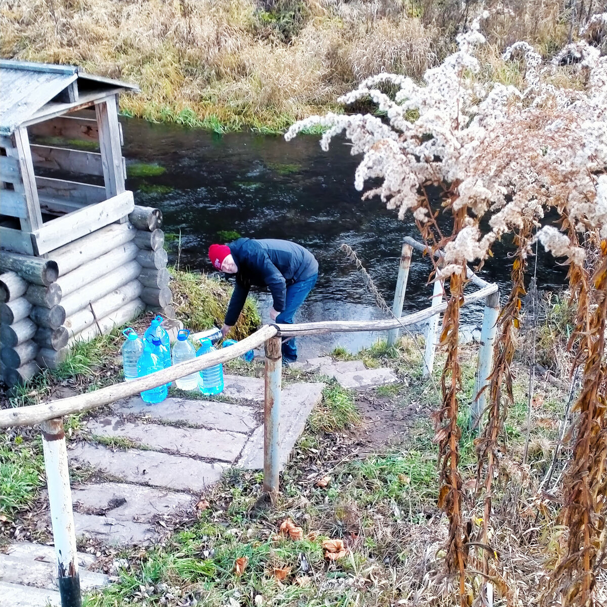 Прощёный колодец на Бежином лугу.