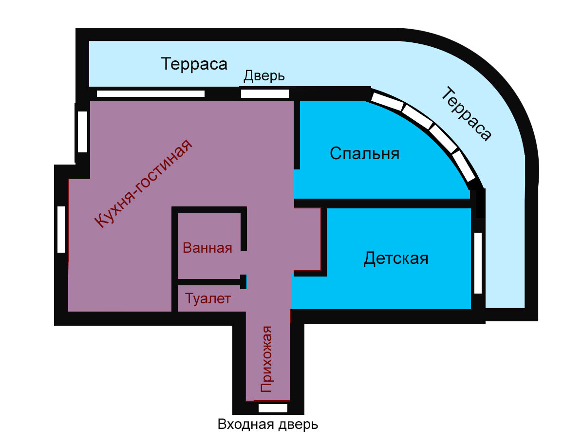 Ремонт в Элитной 2-к квартире с террасой. Плитка на пол и стены. Вышло  ДОРОГО. СМЕТА | TurboAnimals | Дзен