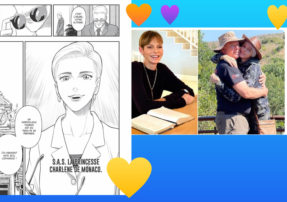 Шарлин стала героиней нового выпуска манги- фотоколлаж автора 