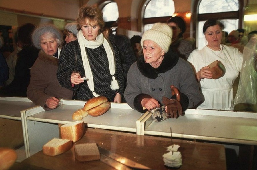 1991 год. Очередь за хлебом
