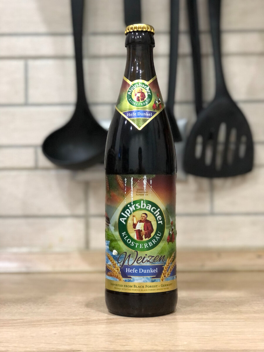 Alpirsbacher. Немецкое темное пшеничное пиво из долины Чёрного Леса ...