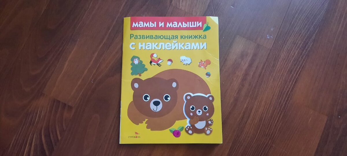 Детская книжка с наклейками
