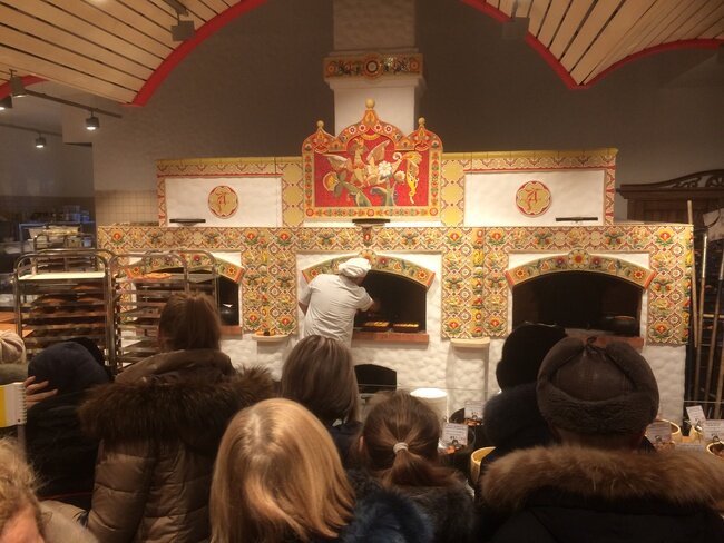Русская печь в "Добрянке". г.Новосибирск. Академгородок