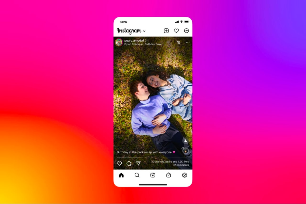 Новая лента Instagram