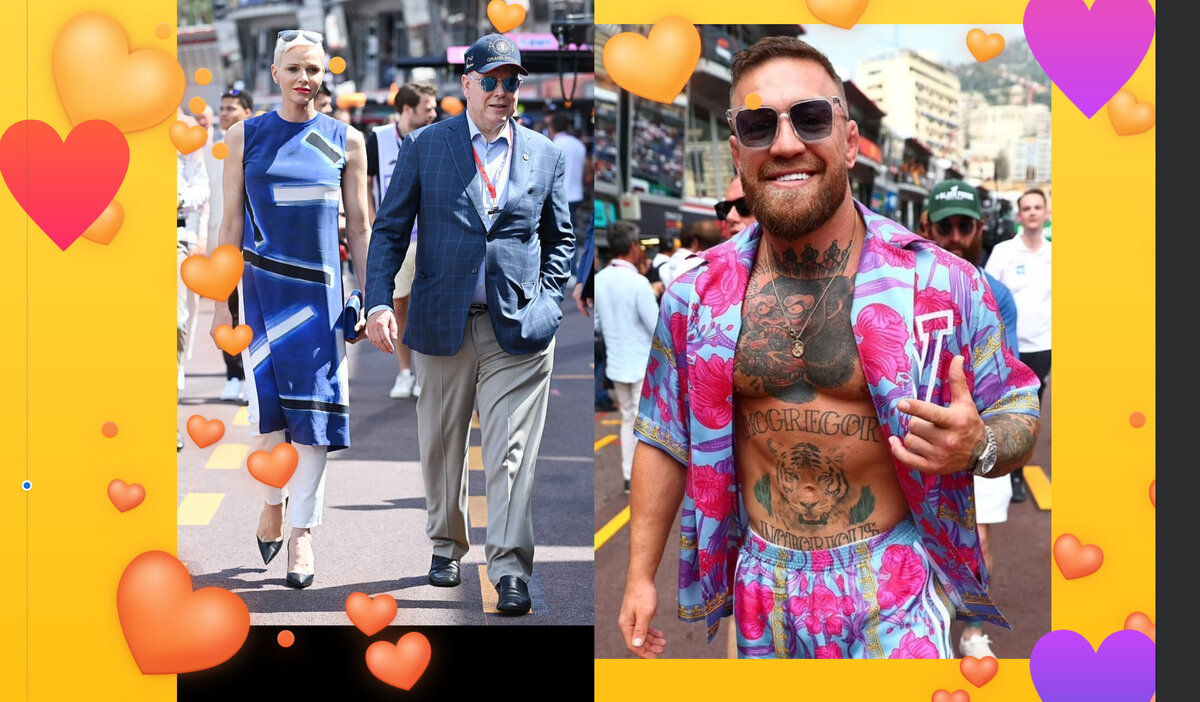 Шарлин и князь Альбер Второй, Конор  МакГрегор