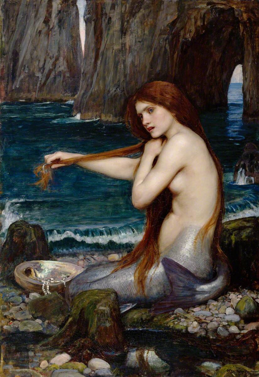 Mermaid Maurice Greiffenhagen (1862�1931) Paisley Art Institute Collection, held by Paisley Museum and Art Galleries