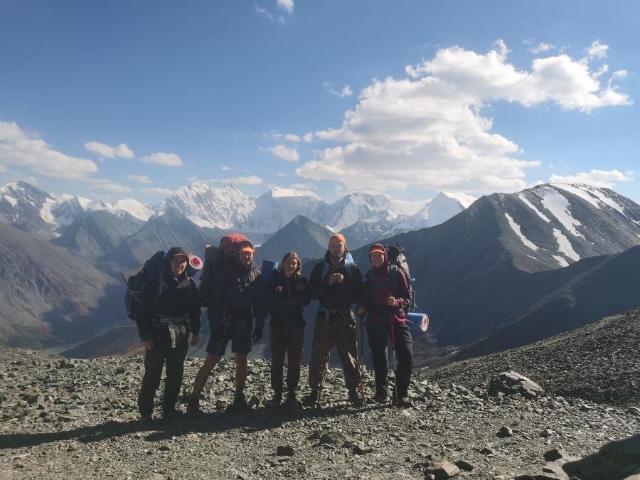 На вершине перевала Кара-Тюрек