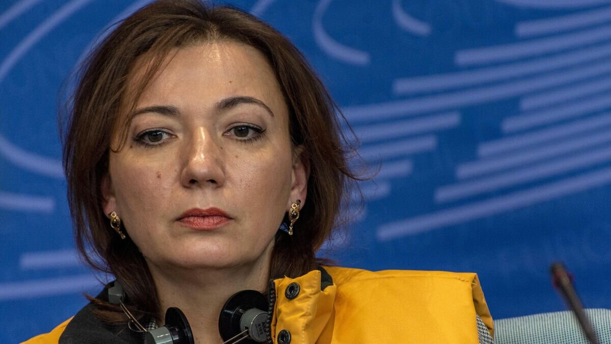    Глава Sputnik Эстония Елена Черышева во время пресс-конференции "на полях" сессии ПАСЕ© РИА Новости / Доминик Бутен