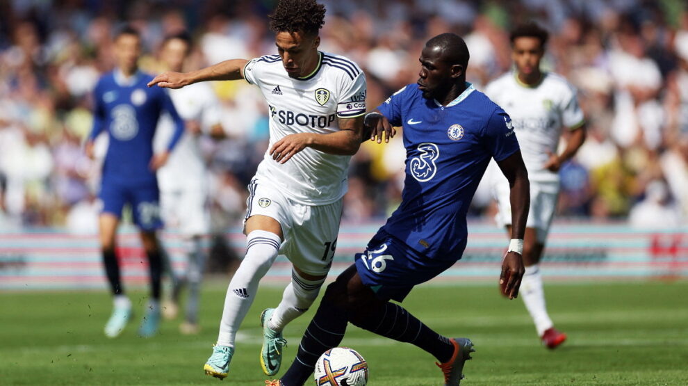    Защитник «Челси» Калиду Кулибали в матче против «Лидса». Фото: REUTERS
