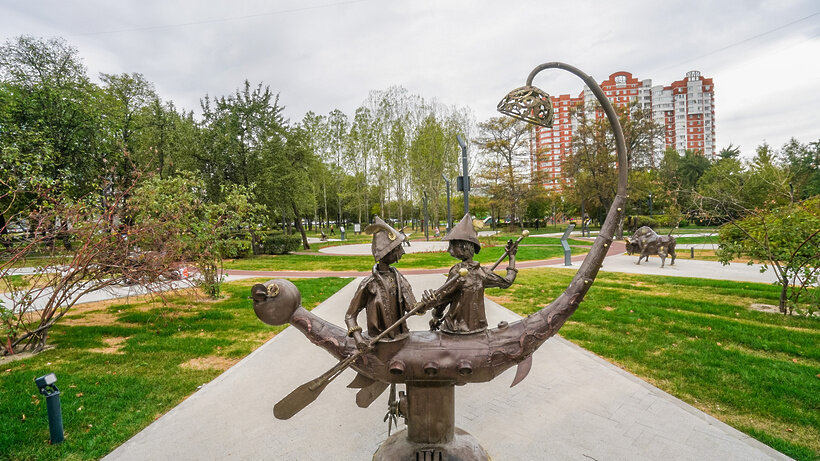    «Знаки зодиака» на северо-востоке Москвы после благоустройства © Пресс-служба комплекса городского хозяйства Москвы