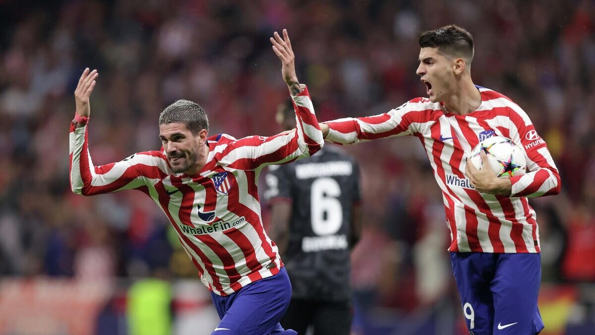    Футболисты "Атлетико"© пресс-служба Лиги чемпионов УЕФА