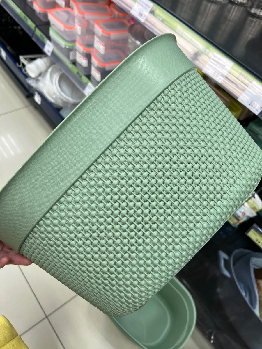 Корзина в фикс прайсе. Фото автора